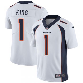 Nike Broncos #1 Marquette King White Youth Stitched NFL Vapor Untouchable Limited Jersey
