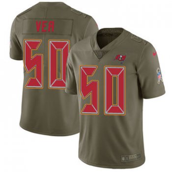 Nike Buccaneers #50 Vita Vea Olive Youth Stitched NFL Limited 2017 Salute to Service Jersey
