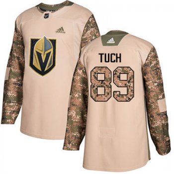 Adidas Vegas Golden Knights #89 Alex Tuch Camo Authentic 2017 Veterans Day Stitched Youth NHL Jersey