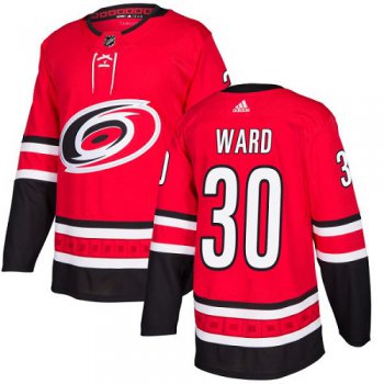 Adidas Hurricanes #30 Cam Ward Red Home Authentic Stitched Youth NHL Jersey