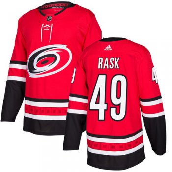 Adidas Hurricanes #49 Victor Rask Red Home Authentic Stitched Youth NHL Jersey