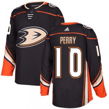 Adidas Ducks #10 Corey Perry Black Home Authentic Youth Stitched NHL Jersey