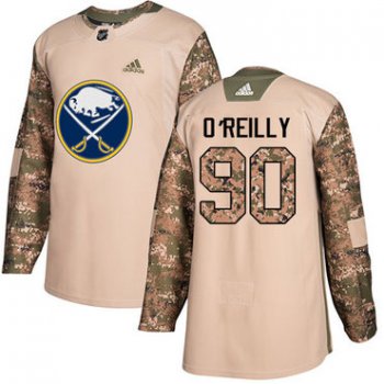 Adidas Sabres #90 Ryan O'Reilly Camo Authentic 2017 Veterans Day Youth Stitched NHL Jersey