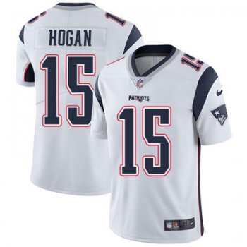 Youth Nike New England Patriots #15 Chris Hogan White Stitched NFL Vapor Untouchable Limited Jersey