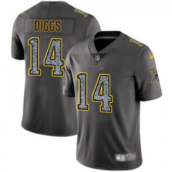 Youth Nike Minnesota Vikings #14 Stefon Diggs Gray Static NFL Vapor Untouchable Game Jersey