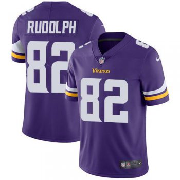 Youth Nike Minnesota Vikings #82 Kyle Rudolph Purple Team Color Stitched NFL Vapor Untouchable Limited Jersey