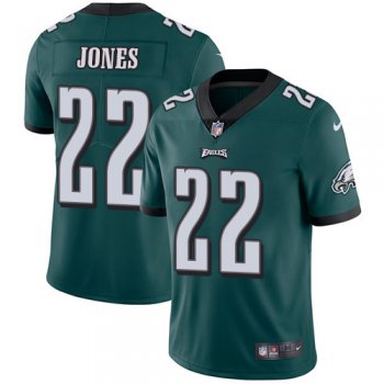 Youth Nike Philadelphia Eagles #22 Sidney Jones Midnight Green Team Color Stitched NFL Vapor Untouchable Limited Jersey