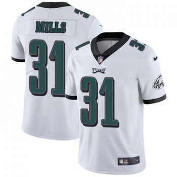 Youth Nike Philadelphia Eagles #31 Jalen Mills White Stitched NFL Vapor Untouchable Limited Jersey