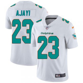 Youth Nike Dolphins #23 Jay Ajayi White Stitched NFL Vapor Untouchable Limited Jersey