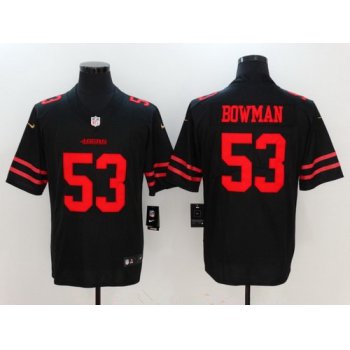 Youth San Francisco 49ers #53 NaVorro Bowman Black 2017 Vapor Untouchable Stitched NFL Nike Limited Jersey