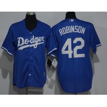 Youth Los Angeles Dodgers #42 Jackie Robinson Retired Stitched MLB Majestic Cool Base Jersey
