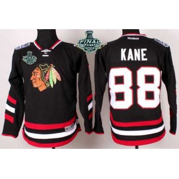 Youth Chicago Blackhawks #88 Patrick Kane 2015 Stanley Cup 2014 Stadium Series Black Jersey