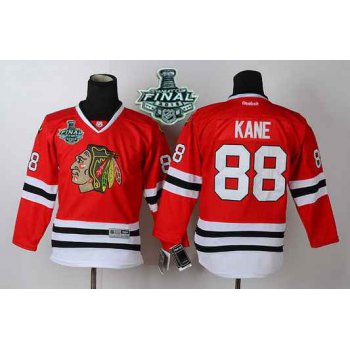 Youth Chicago Blackhawks #88 Patrick Kane 2015 Stanley Cup Red Jersey