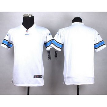 Youth Detroit Lions Blank Nike White Game Jersey