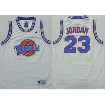 Youth NBA Space Jam #23 Michael Jordan White Soul Swingman Jersey
