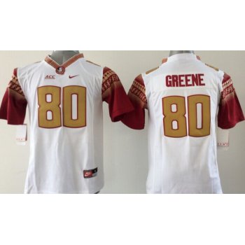 Florida State Seminoles #80 Rashad Greene 2014 White Limited Kids Jersey