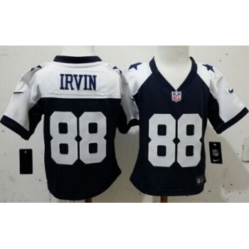 Nike Dallas Cowboys #88 Michael Irvin Blue Thanksgiving Toddlers Jersey