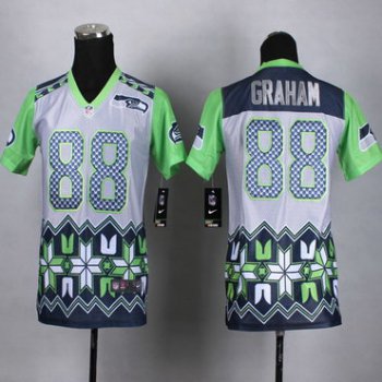 Nike Seattle Seahawks #88 Jimmy Graham 2015 Noble Fashion Kids Jersey