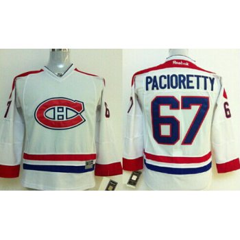 Montreal Canadiens #67 Max Pacioretty White Kids Jersey