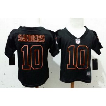 Nike Denver Broncos #10 Emmanuel Sanders Lights Out Black Toddlers Jersey
