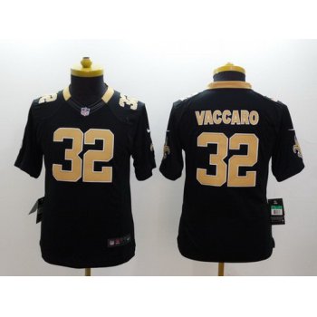 Nike New Orleans Saints #32 Kenny Vaccaro Black Limited Kids Jersey