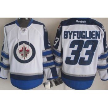 Winnipeg Jets #33 Dustin Byfuglien White Kids Jersey