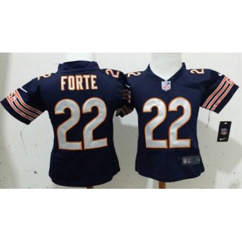 Nike Chicago Bears #22 Matt Forte Blue Toddlers Jersey