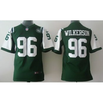 Nike New York Jets #96 Muhammad Wilkerson Green Game Kids Jersey