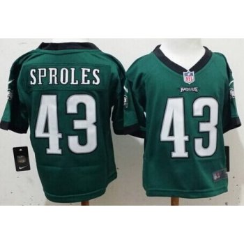 Nike Philadelphia Eagles #43 Darren Sproles Dark Green Toddlers Jersey