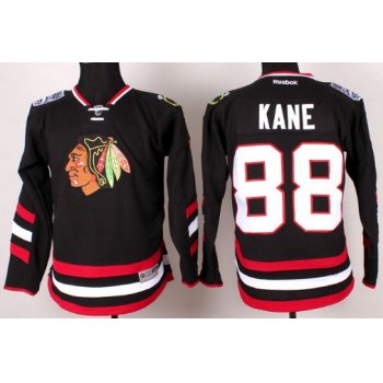 Chicago Blackhawks #88 Patrick Kane 2014 Stadium Series Black Kids Jersey