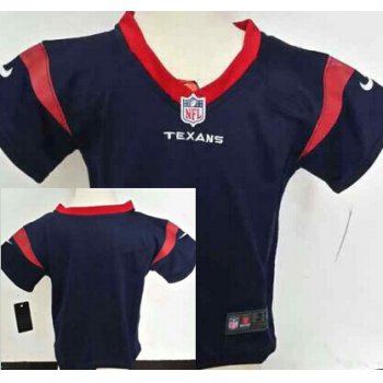 Nike Houston Texans Blank Blue Toddlers Jersey