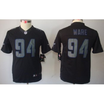 Nike Dallas Cowboys #94 DeMarcus Ware Black Impact Limited Kids Jersey
