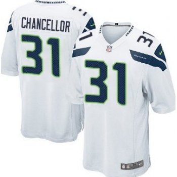 Nike Seattle Seahawks #31 Kam Chancellor White Game Kids Jersey