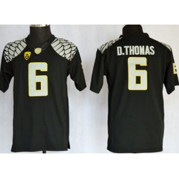 Oregon Ducks #6 DeAnthony Thomas 2013 Black Limited Kids Jersey