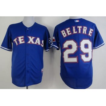 Texas Rangers #29 Adrian Beltre Blue Kids Jersey