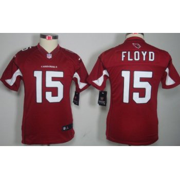 Nike Arizona Cardinals #15 Michael Floyd Red Limited Kids Jersey