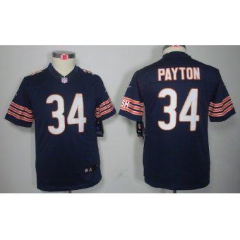 Nike Chicago Bears #34 Walter Payton Blue Limited Kids Jersey