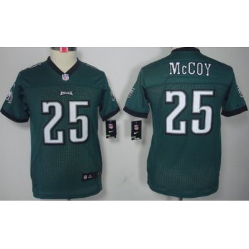 Nike Philadelphia Eagles #25 LeSean McCoy Dark Green Limited Kids Jersey