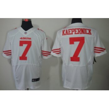 Nike San Francisco 49ers #7 Colin Kaepernick White Game Kids Jersey