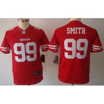 Nike San Francisco 49ers #99 Aldon Smith Red Limited Kids Jersey