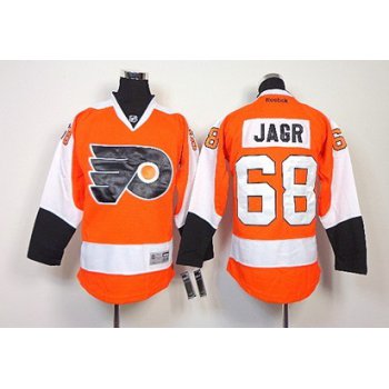 Philadelphia Flyers #68 Jaromir Jagr Orange Kids Jersey