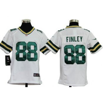 Nike Green Bay Packers #88 Jermichael Finley White Game Kids Jersey