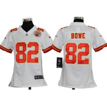 Nike Kansas City Chiefs #82 Dwayne Bowe White Game Kids Jersey