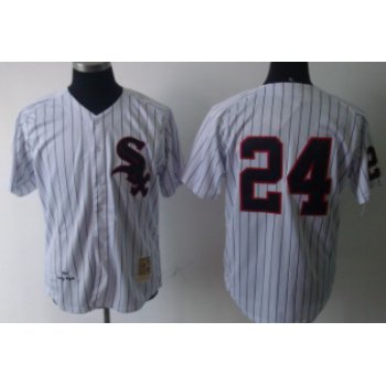 Chicago White Sox #24 Early Wynn 1959 White Throwback Jersey