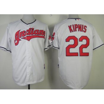 Cleveland Indians #22 Jason Kipnis White Jersey