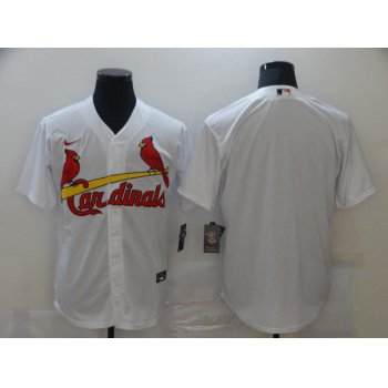 Men St.Louis Cardinals Blank White Game Nike MLB Jerseys