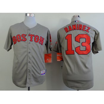 Boston Red Sox #13 Hanley Ramirez 2014 Gray Jersey