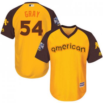 Sonny Gray Gold 2016 MLB All-Star Jersey - Men's American League Oakland Athletics #54 Cool Base Game Collection