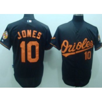 Baltimore Orioles #10 Adam Jones Black Jersey