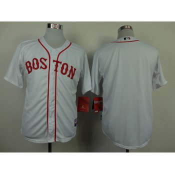 Boston Red Sox Blank 2014 White Jersey